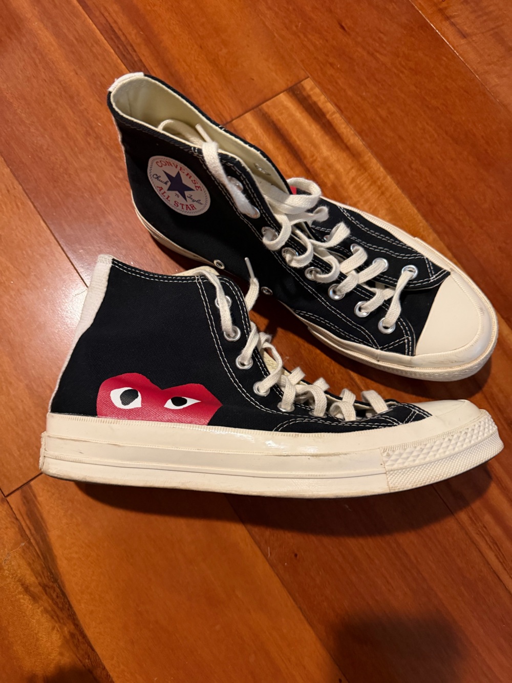 Converse Chuck Taylor All Star High x Comme des Garcons Play 2015 US Men's 8